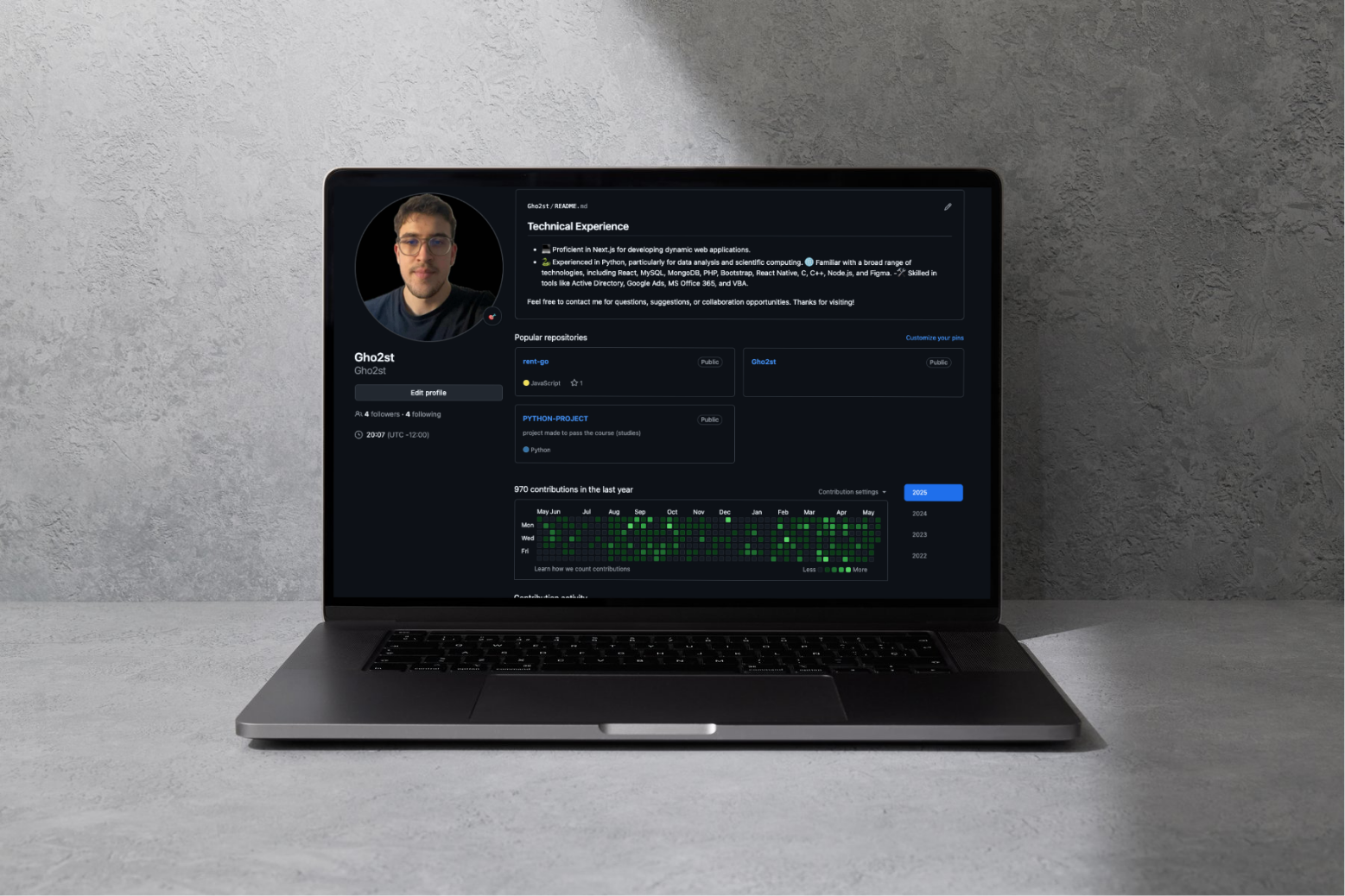 Strona dla GitHub to miejsce, gdzie można realnie ocenić mój warsztat developerski. – realizacja DomiWeb z Nowego Sącza